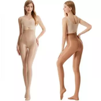 70D большие размеры женские блестящие колготки сексуальные прозрачные чулки колготки эластичные блестящие леггинсы корректирующие чулки длинные носки для женщин L чёрный