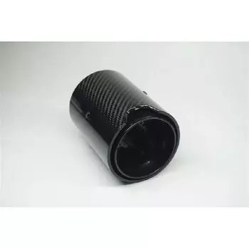 70MM Grilled Blue Style Real Carbon Fiber Glossy Exhaust tip For M Performance exhaust pipe M2 F87 M3 F80 M4 F82 F83 M5 F10 M6 F12 F13 X5M X6M