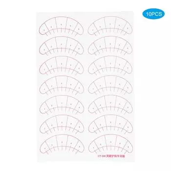 70pairs Practice Eyelash Extension Sticker Grafting Eyelash Pads Positioning Patch