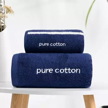 70x140 см Классическое пляжное полотенце Вышитое полотенце для лица Спортивное полотенце Полотенце для рук Детское синий