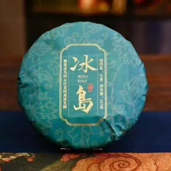 710 г Юньнань Биндао Пуэр Чай Исландский Пуэр Сырой чайный торт Органический Пуэр Шэнча