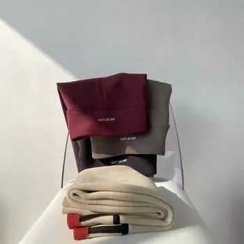 711 Женские теплые леггинсы из плотного бархата - 600 г, длина девять точек, идеально подходят для суровых зимних холодов Small