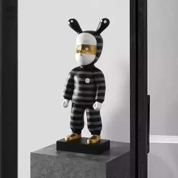 71 см мультяшная кукла, персонаж из смолы, напольное украшение, большая креативная скандинавская напольная статуя для гостиной, украшение для дома, мягкий декор