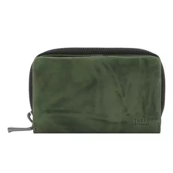 720622 Ключ 4 Limited Genuine Coin Coin Key Sheep Green [Takeokikuchi] Чехол, Ряды, Oyster, Цвет, Кожа, Мужской кошелек, Чехол, Цепочка, Кожа, [Limited