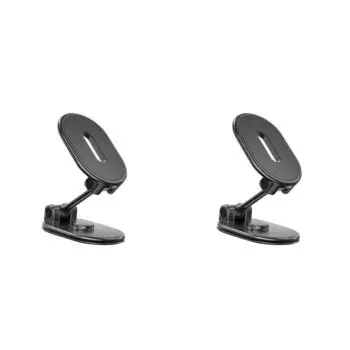 720 Rotate Metal Magnetic Car Phone Bracket Foldable Mount for iPhone 14 13 12 A