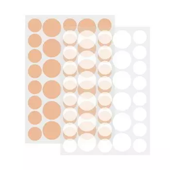 720 шт. Круглые прозрачные и телесного цвета патчи от акне, наклейки для ухода за кожей, маскирующие средства для лица, инструменты для макияжа onesize