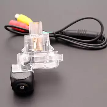 720P 170 Degree Fisheye Lens Car Rear View Reverse Backup Camera For Mazda 3 Mazda3 BM Hatchback 14~17 Original Screen Adapter