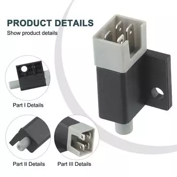 725-04363 Газонокосилка Часть 72504363 Черный+белый Пластик