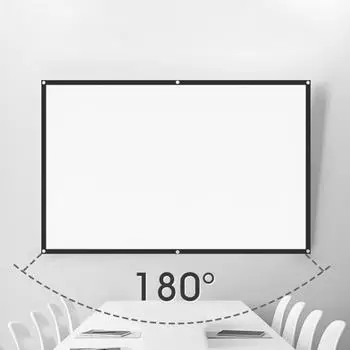 72/84/100/120 150 дюймов 0,672916666666667 Портативный складной занавес-проектор пленочный видеоэкран 1