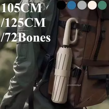 72 Bone ветрозащитный зонт усиленный автоматический складной большой размер защита от солнца и ультрафиолета противоштормовой дорожный зонт