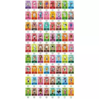 72 карты Amiibo NFC Switch для Animal Crossing New Horizons