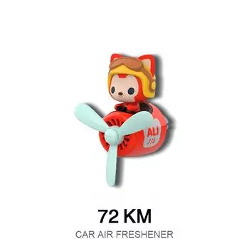 72 км автомобильный освежитель воздуха Ali The Fox авто аксессуары интерьер PerfumePilot вращающийся пропеллер на выходе аромат магнитный Ali Fox