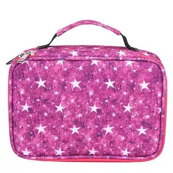 72 отверстия многослойный большой емкости пенал цветной карандаш сумка на молнии школьные принадлежности для рисования красный 72