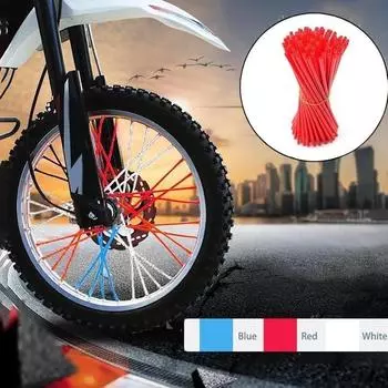 72 шт. для мотокросса, мотоцикла, мотокросса, мотоцикла, спиц, эндуро, обода, спицы, чехлы, обёртки, пальтоXR CRFCR KT red красный