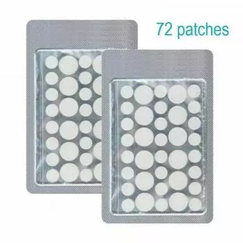 72 шт., лечебные пластыри от прыщей и прыщей, невидимые наклейки для ухода за пятнами на лице