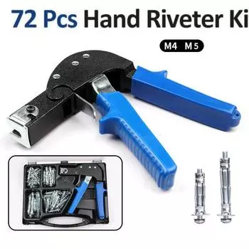 72 шт. высокоуглеродистая сталь полые дюбеля для стен пистолет для полых дюбелей пистолет для гипсокартона крепежный болт Cheville Molly M4 M5 style 1