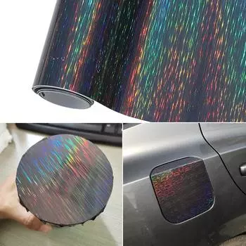 72 см x 152 см Нео-хромированная голографическая радужная матовая пленка виниловые листы для обертывания наклейки для салона мотоцикла автомобиля глянцевые наклейки рулон 60cm x 152cm