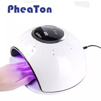 72 Вт лампа для дизайна ногтей, светодиодная лампа для фототерапии, УФ-лак для ногтей, клей для выпечки, лампа US plug белый