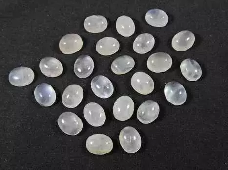 72Cts. Натуральный нежно-розовый кварц овальный россыпью драгоценный камень 24 шт. лот 08X10MM RQ-1376