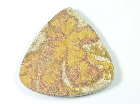 72Cts. Psilomeane Germany Dendrite Pear Cabochon Loose Gemstone?42X42X5 MM SK-1472