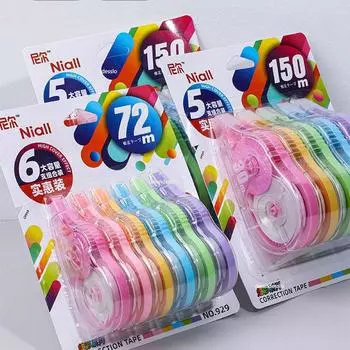 72M ролик большой емкости корректирующий ремень корректирующая лента канцелярские принадлежности для студентов офис школьные канцелярские принадлежности