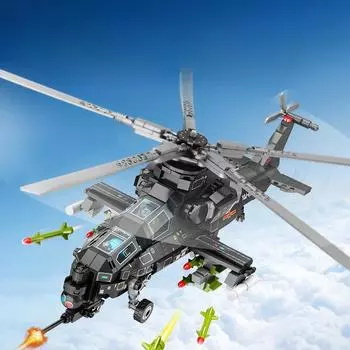 732 шт., военная серия Wuzhi-10, боевой строительный блок, игрушка в подарок для детей, без коробки