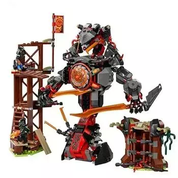 734PCS совместимые Dawn of Iron Doom строительные блоки игрушки подарок на день рождения для детей