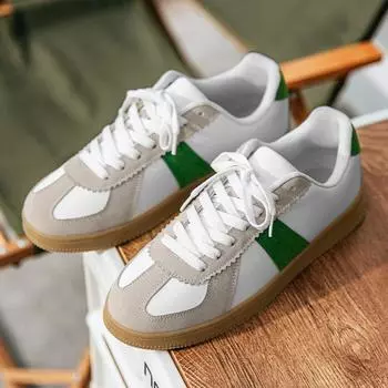 735 Белые туфли для мужчин Повседневные лоферы для мужчин Новые кроссовки из натуральной кожи для мужчин Роскошные брендовые плоские летние женские тенденции 36