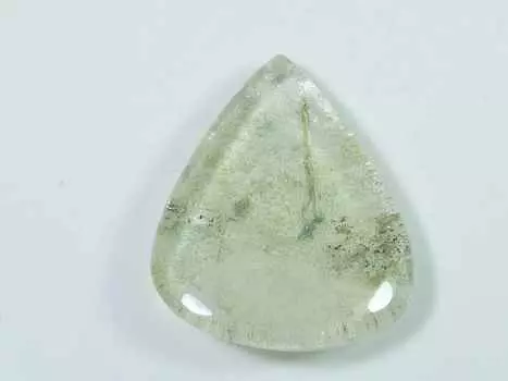 73Cts. Садовый кварцевый грушевидный кристалл кабошон россыпью драгоценный камень 32X40X7MM SK-3392