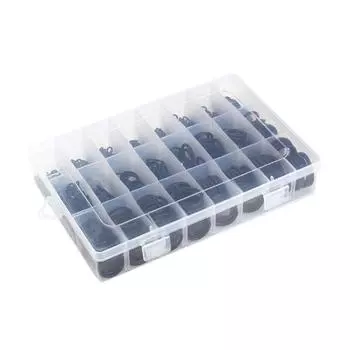 740 шт. комплект уплотнительных колец, 24 размера, ассортимент уплотнительных колец из нитриловой резины для ремонта автомобиля, крана, сантехнического уплотнения