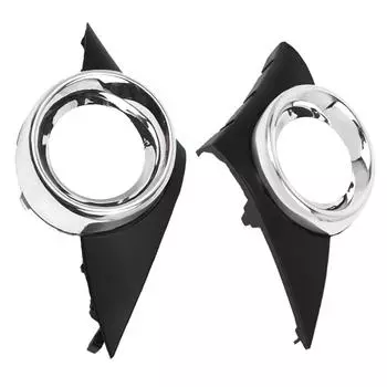 7452HX Хромированная рамка противотуманных фар, решетка радиатора, передняя крышка противотуманной фары, передний бампер, нижняя решетка противотуманной фары для PEUGEOT 207 SPORT 2006-2009