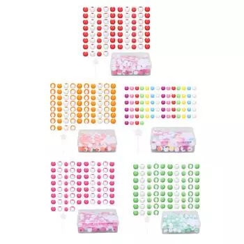 74 шт. гибкие манжеты для косичек с держателем для волос и коробкой для хранения косичек и украшений Orange