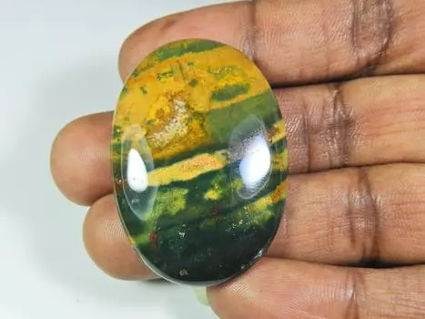 74Cts. Африканский красный кровавый камень овальный кабошон натуральный россыпью драгоценный камень 30X43MM ET-21