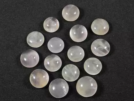 74Cts. Натуральный нежно-розовый кварц круглый россыпью драгоценный камень 15 шт. лот 09X9MM RQ-1380