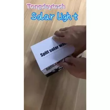 74LED/103COB/100LED Солнечный свет Открытый солнечный светильник PIR Датчик движения Настенный светильник Водонепроницаемый солнечный свет на солнечной энергии для украшения сада 74LED*1PCS чёрный