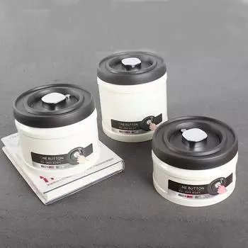 750/1100/1600 мл герметичный вакуумный контейнер из нержавеющей стали для хранения кофейных зерен, банок для конфет, контейнеров для чая, пищевых коробок, кухонных принадлежностей