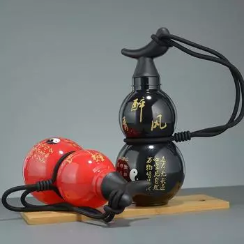 750 мл Тыквенная кружка для воды Бутылка для спортивной воды из тыквы Пластиковая Питьевая Большая Кухонная Кружка Дорожный Аксессуар F1N6 Red-750ml