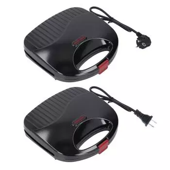 750 Вт электрическая сэндвичница с антипригарным покрытием, нескользящая, легко режется, сэндвич-пресс, гриль для завтрака Ch EU Plug 220V