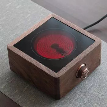 750 Вт Электрический нагреватель Плита Плита Чайник Многофункциональный нагреватель Печь Водонагреватель Бойлер Деревянная электрическая плита