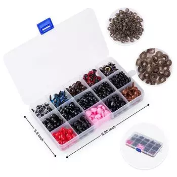 752 шт. кукольные плюшевые глаза пластиковые двигающиеся глаза для скрапбукинга своими руками проекты поделок куклы своими руками аксессуары глаза игрушки ручной работы светло-серый