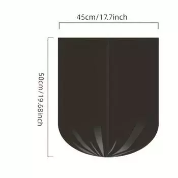 75/150/300PCS Black Garbage Bag Suitable Office Toilet Kitchen Storage Pet Camping Car Cleaning Thin Portable Garbage Storage 75PCS-5Rolls чёрный