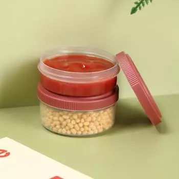 75 мл удобный с крышкой видимый контейнер для хранения соли мини-контейнер для заправки салата кухонные гаджеты зелёный