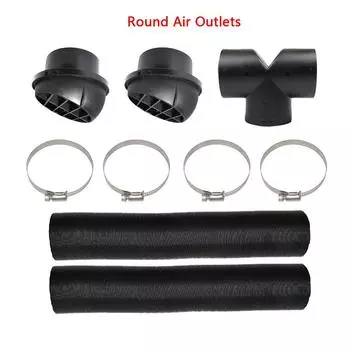 75 мм автомобильный обогреватель T-образный соединительный патрубок воздуховода выход теплого воздуха для Webasto Eberspacher Propex парковочный дизельный обогреватель