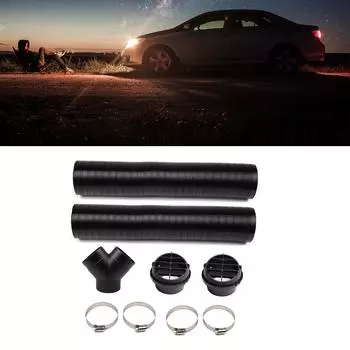 75 мм воздуховоды для дизельных обогревателей, шланг для воздуховодов для дизельных обогревателей, воздуховод для обогревателя автомобиля, выходное отверстие для теплого воздуха, Y-образные хомуты для шлангов 80