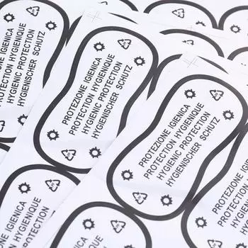 75 шт. гигиенических этикеток прозрачная лента для примерки купальников нижнего белья бикини этикетки наклейки