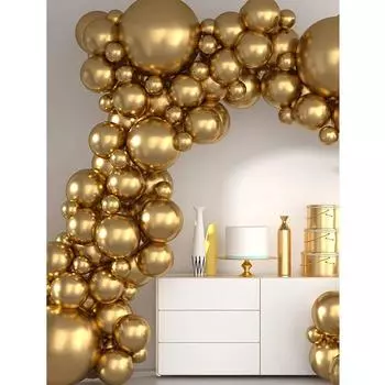 75 шт. золотые латексные шары, гирлянда, комплект арки с воздушным шаром для свадьбы, дня рождения, украшения вечеринки для особых мероприятий