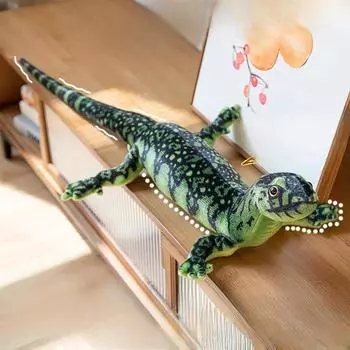 75 см имитация рептилии кукла ящерица плюшевая игрушка дикое животное длинный хвост коричневый зеленый плюшевый Peluche мальчики девочки мужчины подарок About 75cm