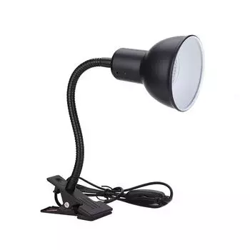 75 Вт Нагревательная лампа для рептилий Черепаховая нагревательная лампа Нагреватель лампы для грения Регулируемый с зажимом для рептилий AU plug-50W