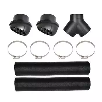 75 мм автомобильный обогреватель Y-образный соединительный патрубок воздуховода выход теплого воздуха для Webasto Eberspacher Propex парковочный дизельный обогреватель CHINA