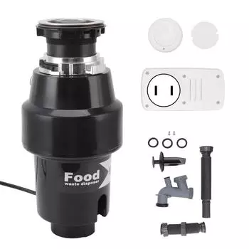 76336A Измельчитель пищевых отходов для кухни Измельчитель пищевых остатков Измельчитель канализационного мусора США 110 В